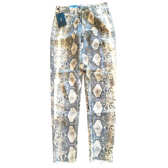 Lucky & Blessed Denim - Lucky & Blessed L & B‎ 2 tapered leg low rise jeans
